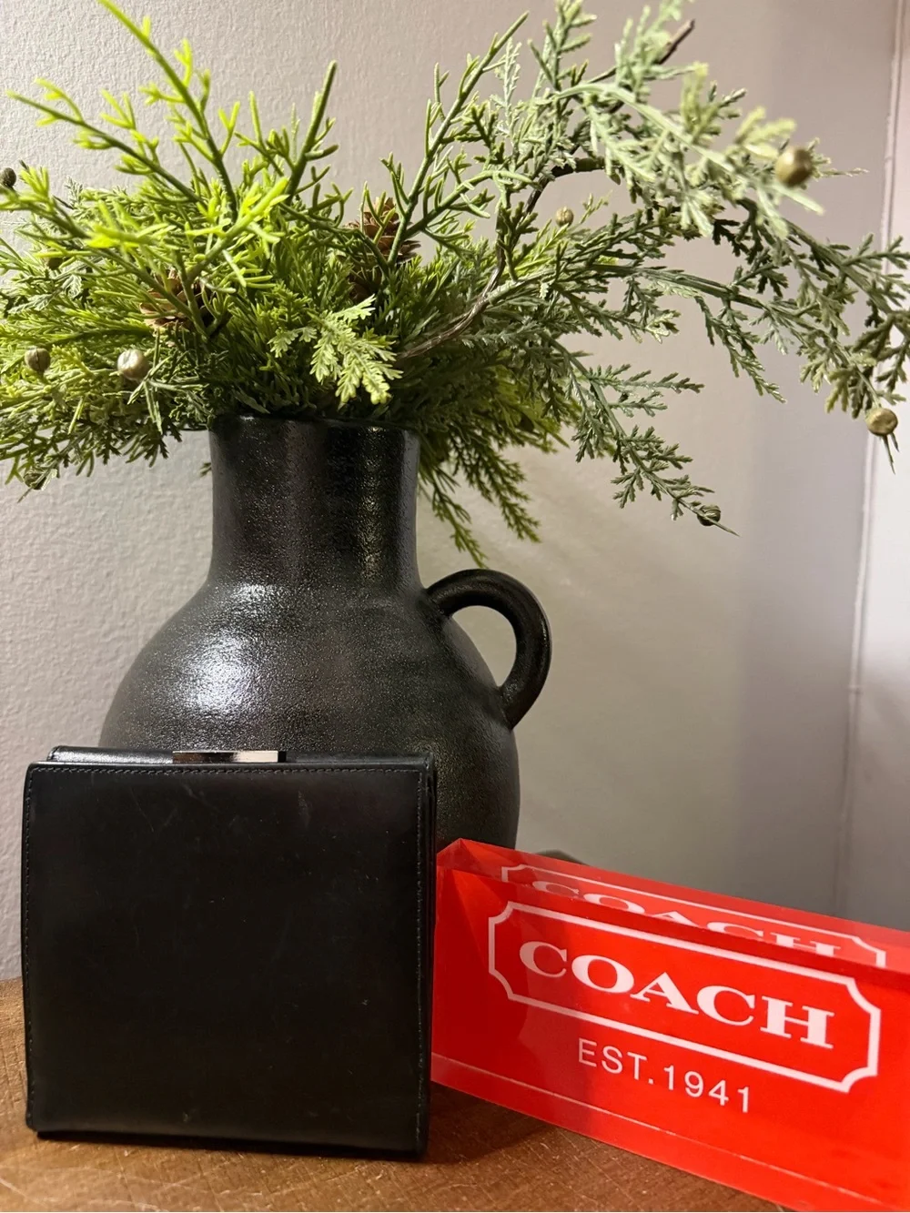 Coach Vintage Black Wallet